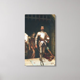 Conquest (Victorious Mediaeval Knight) Canvas Print