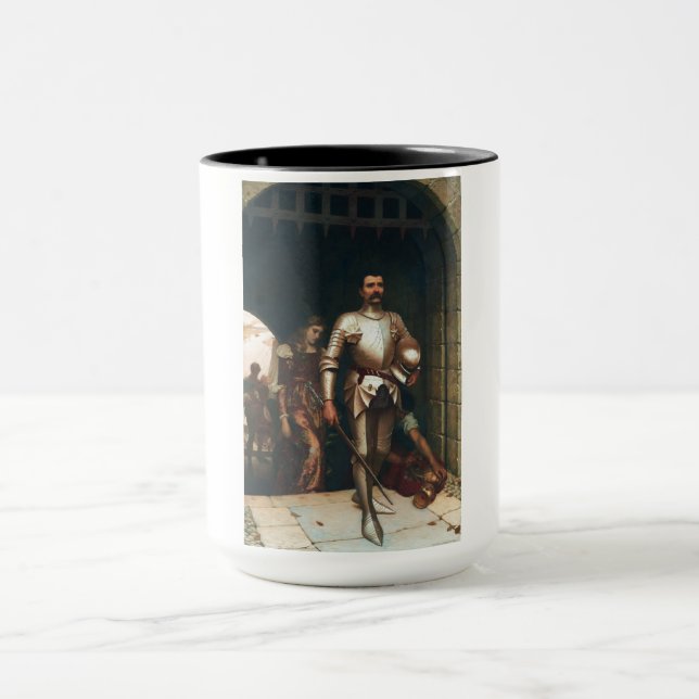 Conquest (Victorious Mediaeval Knight) Mug (Center)