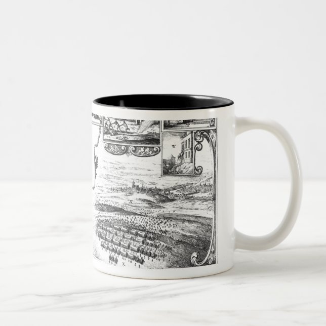 Conquests of Gustavus II Adolphus Two-Tone Coffee Mug (Right)