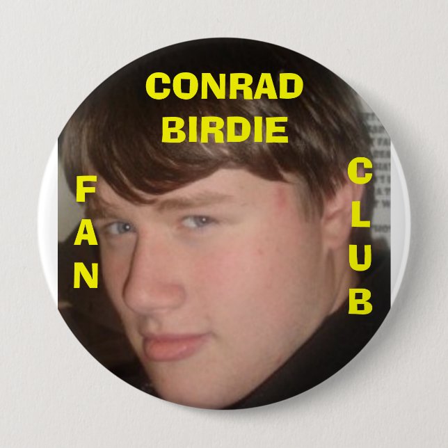Conrad Birdie 10 Cm Round Badge (Front)