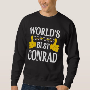 Conrad Surname Team Family Last Name World's Best Sweatshirt