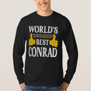 Conrad Surname Team Family Last Name World's Best T-Shirt