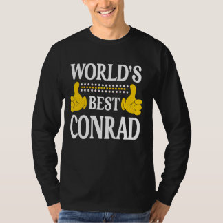 Conrad Surname Team Family Last Name World's Best T-Shirt