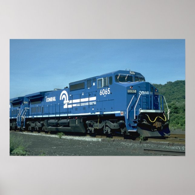 Conrail new GE widecab C40-B Poster (Front)