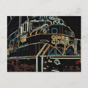 Conrail Quailty 1976 - 1999, SD-80MAC #4118 Postcard