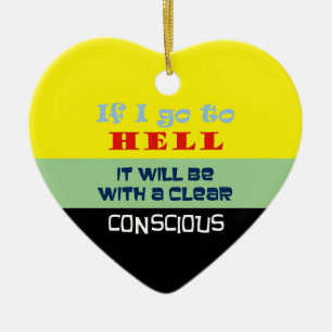 Conscious Hell - Car Mirror Ornament (2 Sides)