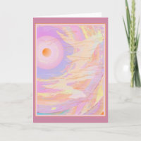 Consciousness dbl Art Greeting Card dif front/back
