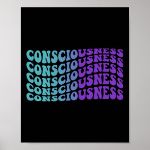 Consciousness Suicide Prevention Mental Health Awa Poster