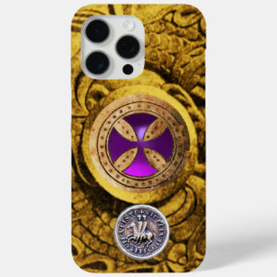 CONSECRATION CROSS AND SEAL OF THE KNIGHTS TEMPLAR iPhone 15 PRO MAX CASE