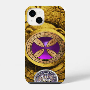 CONSECRATION CROSS AND SEAL OF THE KNIGHTS TEMPLAR iPhone 14 CASE