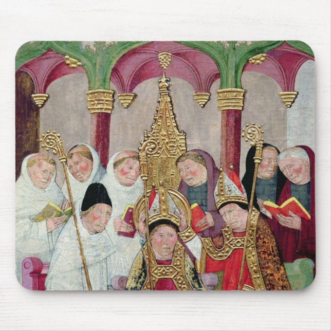Consecration of a Bishop, Valencian School Mouse Pad (Front)