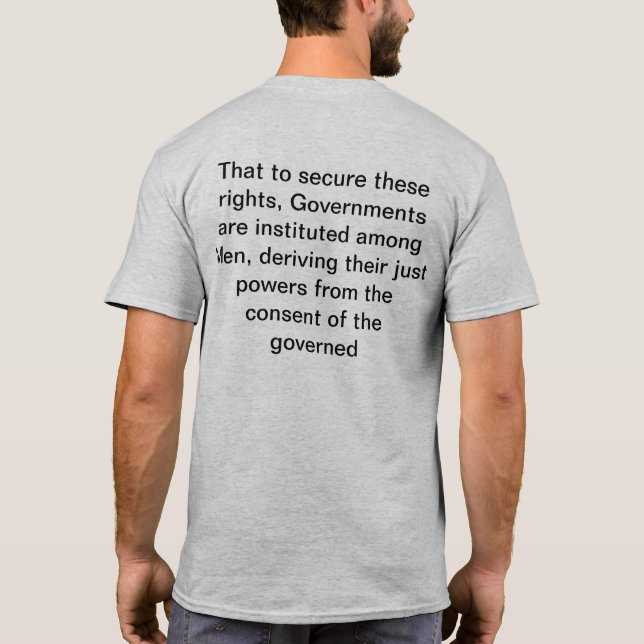 Consent of gov T-Shirt (Back)