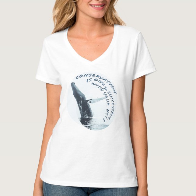 Conservation Is Only Successful With Your Help T-Shirt (Front)