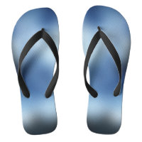 Conservative Blue Custom Created Flip Flops