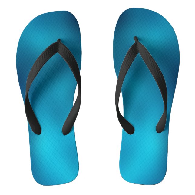 Conservative Blue Custom Created Flip Flops (Footbed)