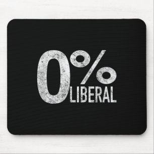 Conservative By Design Tee Company Anti Liberal Mouse Pad