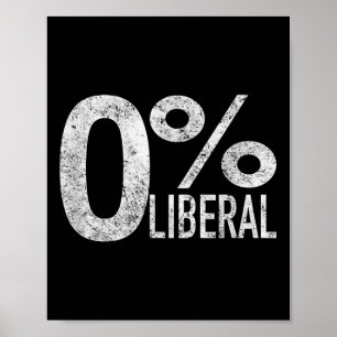 Conservative By Design Tee Company Anti Liberal Poster