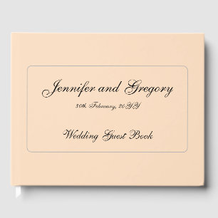 Conservative, Customised Marriage Guestbook