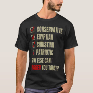 Conservative Egyptian Christian Patriotic T-Shirt