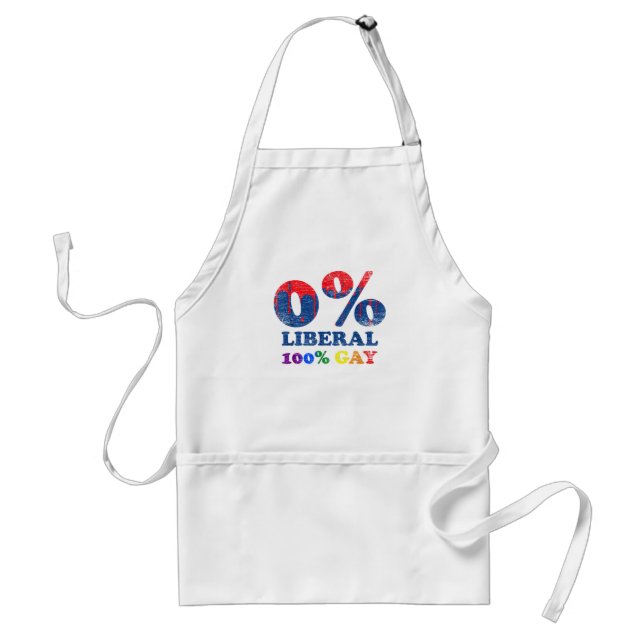 Conservative Gay Pride LGBT  Standard Apron (Front)