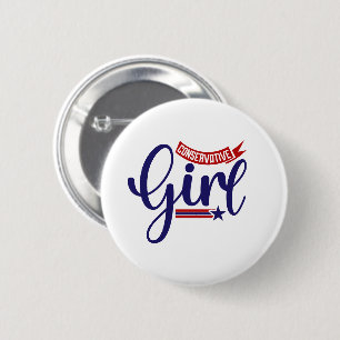 Conservative girl button