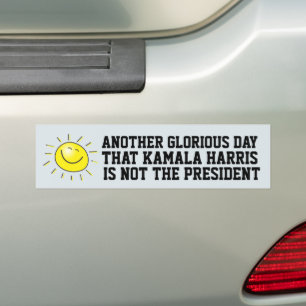 CONSERVATIVE MAGA FUNNY KAMALA HARRIS  BUMPER STICKER