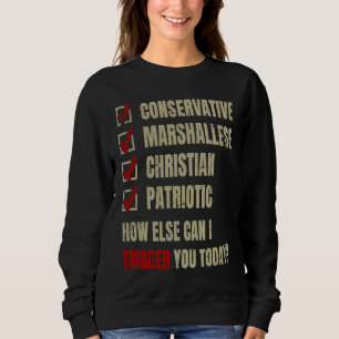 Conservative Marshallese Christian Patriotic Sweatshirt