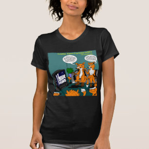 Conservative News Funny Cartoon T-Shirt