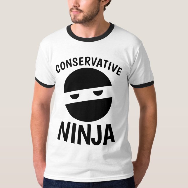 CONSERVATIVE NINJA T-shirts (Front)