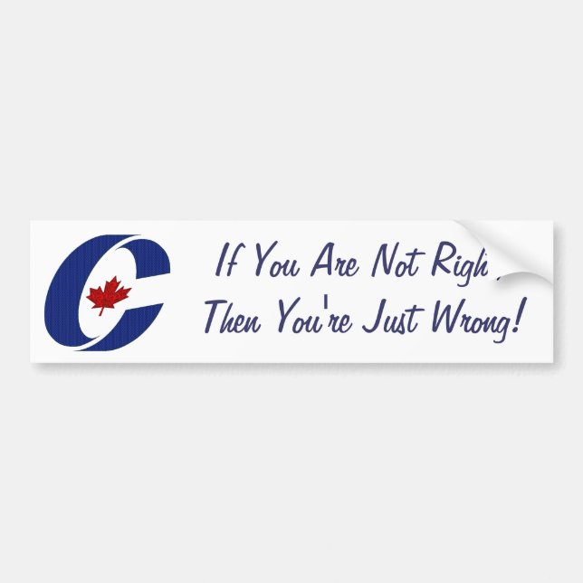 Conservative Party Bumper Sticker (Front)