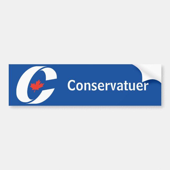Conservative Party Canada Bumper Sticker (Front)