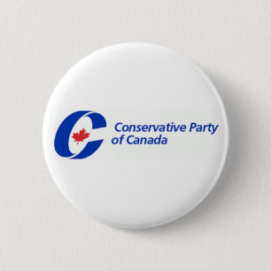 Conservative Party of Canada Logo 6 Cm Round Badge