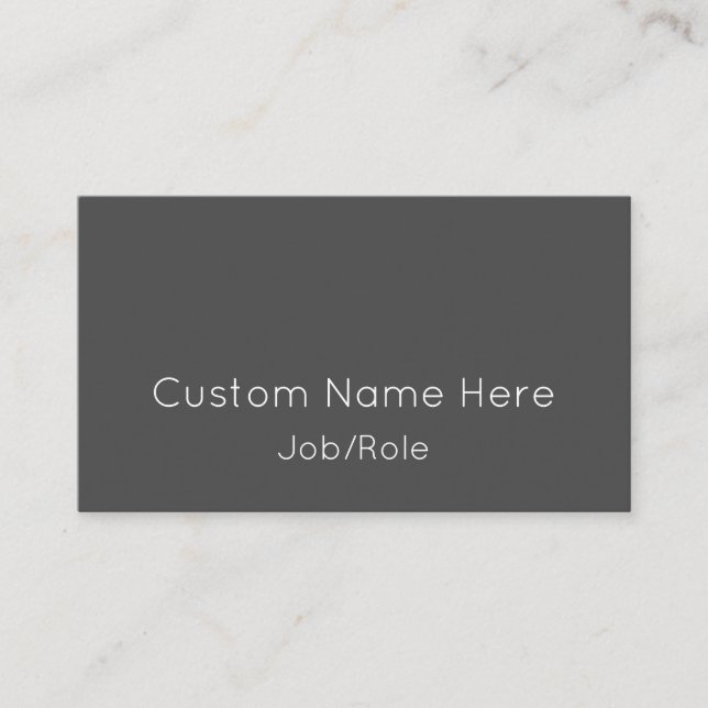 Conservative Professional Profile Card (Front)