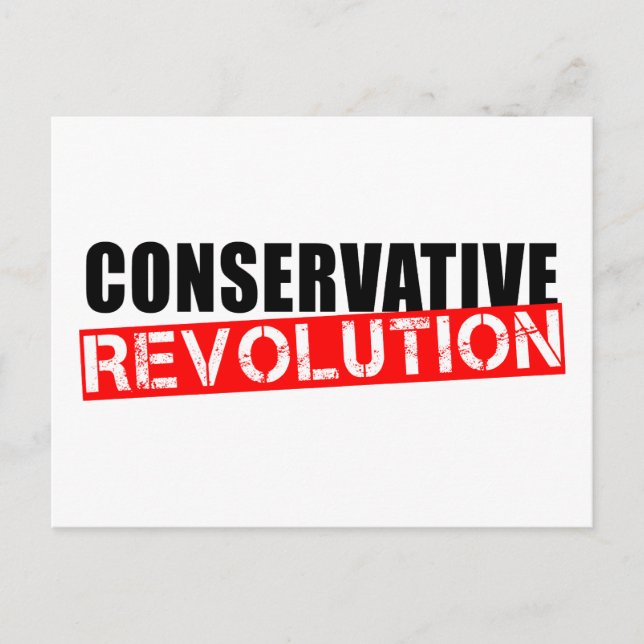 Conservative Revolution Postcard (Front)
