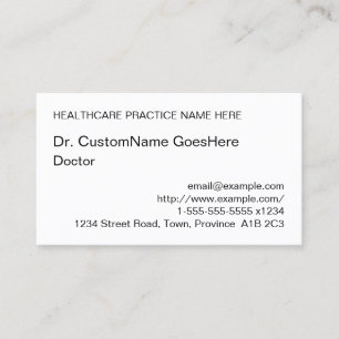 Conservative, Simple, and Neutral Business Card
