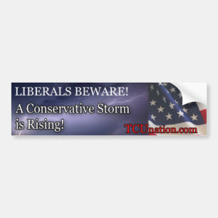 Conservative Storm Rising 1 Bumper Sticker