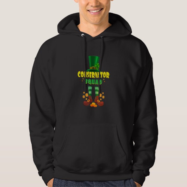 Conservator Squad  Funny Irish St Patrick Day 2 Hoodie (Front)