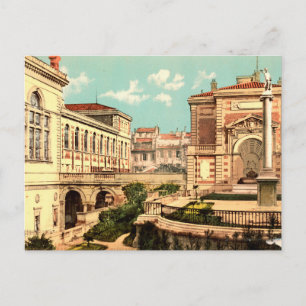 Conservatory and library, Marseille, France Postcard