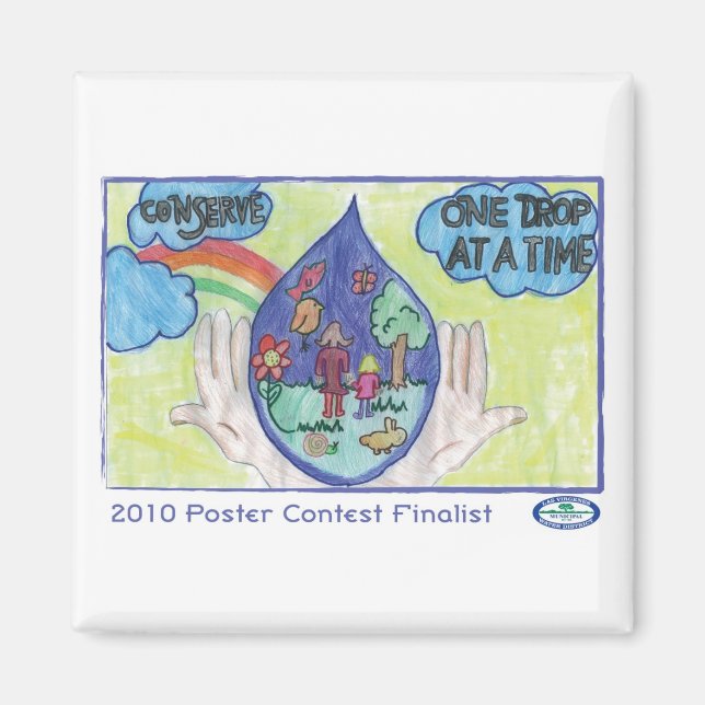 Conserve - One Drop at a Time Magnet (Front)
