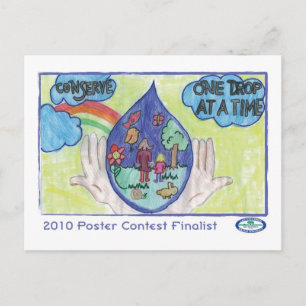 Conserve - One Drop at a Time Postcard