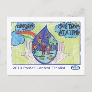 Conserve - One Drop at a Time Postcard