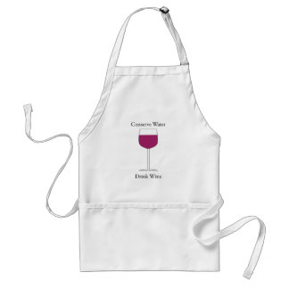 Conserve Water Drink Wine Standard Apron