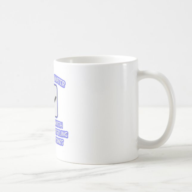 Conserve Water .. Shower .. Kidney Stones Coffee Mug (Right)