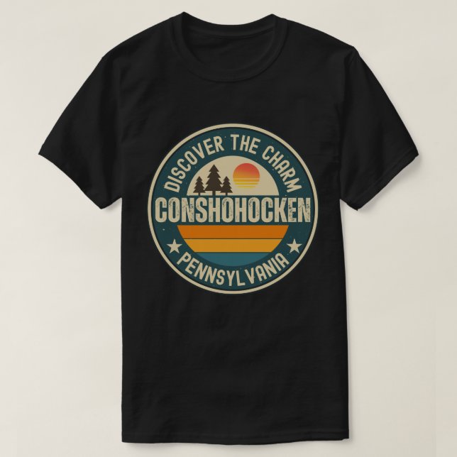 Conshohocken, Pennsylvania T-Shirt (Design Front)