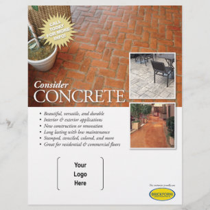 Consider Concrete Flyer for Brickform Contractors