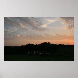 Consider the possibilities poster