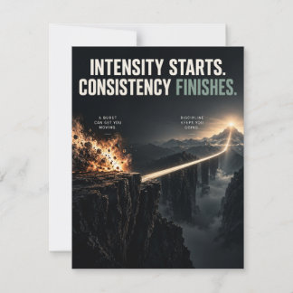 Consistency Finishes Card