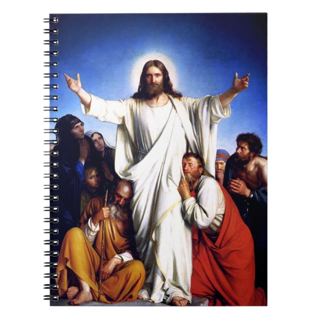 "Consolator" by Carl Bloch. Easter Gift  Spiral Notebook (Front)