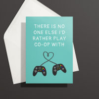 Console Gamer Love Birthday Card