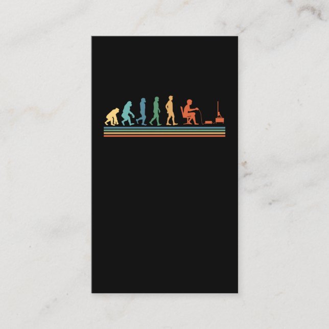 Console Gamer Teenager Retro Gaming Evolution Business Card (Front)